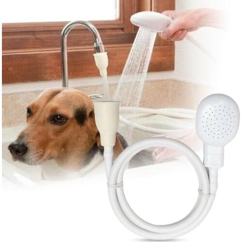 Pet Kitten Dog Bathing Faucet Water Sprayer Shower Head Hose Kit Bath Spray Tool Pet Supplies Portable Pet Bathing Tool