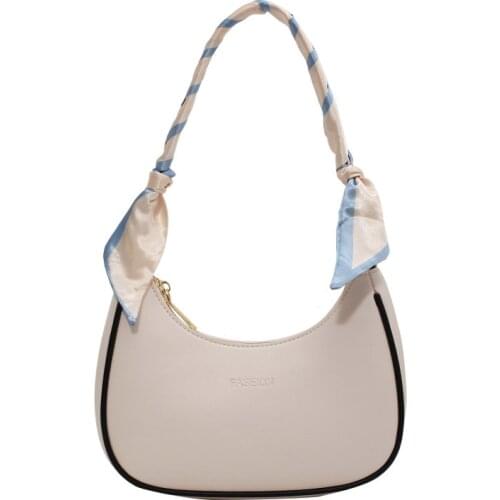 Shoulder Bag Western-style Fashion Underarm Bag Casual Bag 2021 New Trendy Fashion European and American Summer Crescent Bag