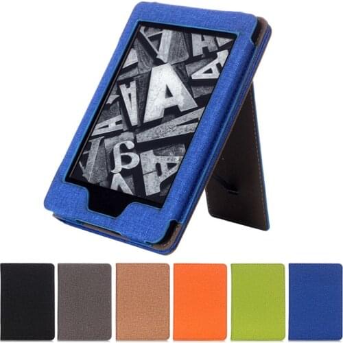 Universal Protective Case E-book Cover Magnetic Solid Color Smart Case Protector for Kindle Paperwhite 1 2 3 4 Accessories