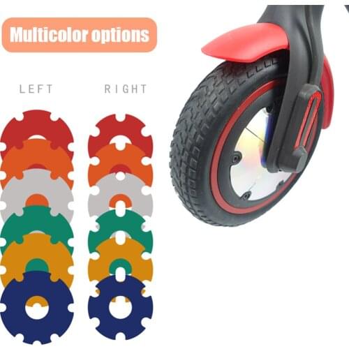 1Pair Electric Scooter Wheel Sticker Motor PVC Motor Protective Cover Shell Accessories for Xiaomi Mijia M365 Pro Cover