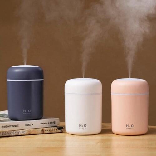 300ml Color Cup USB Air Humidifier Ultrasonic Aroma Diffuser Car Mist Maker With 7 Colors LED Lights Mini Office Air Purifier