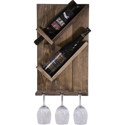 Supply Center Wine Rack Solid Wood Wine Rack Goblet Rack
