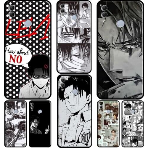 Attack on Titan Levi Ackerman For Huawei Honor 7C 4C 6C 7A Pro 8 9 10 20 10X Lite 8A 9A 8S 7S 6X 9X 8X 10i Phone Case