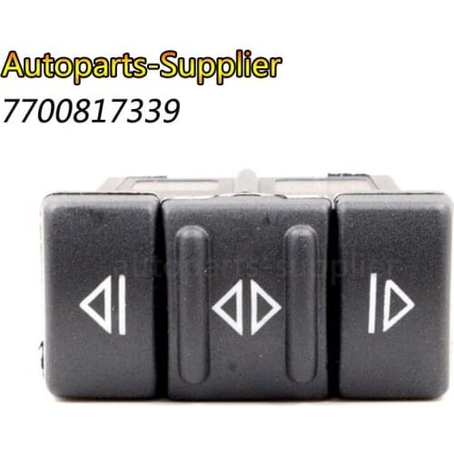 New 7700817339 Master Side Power Electric Window Control Switch Button For Renault 19 II / Cabriolet / Chamade / Kasten