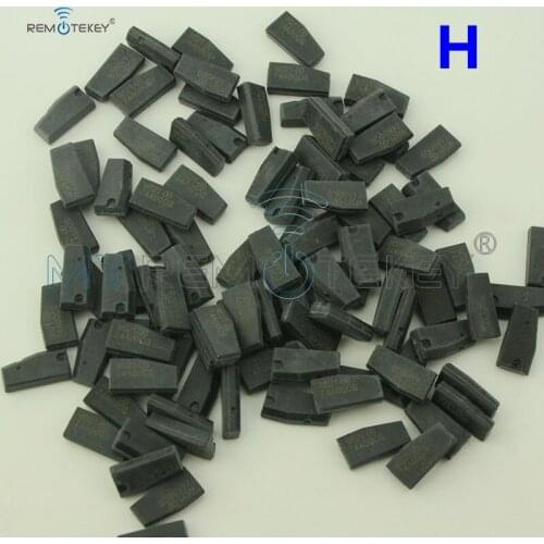 Remtekey Transponder Key remote car key chip blank suitable for Toyota H chip transponder carbon