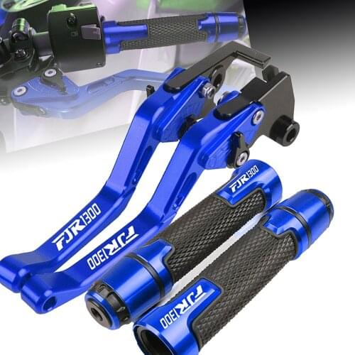 Motorcycle CNC Aluminum Accessories For YAMAHA FJR1300 FJR 1300 FJR-1300 2003 Brake Clutch Lever Handlebar Handle Grips End 1300