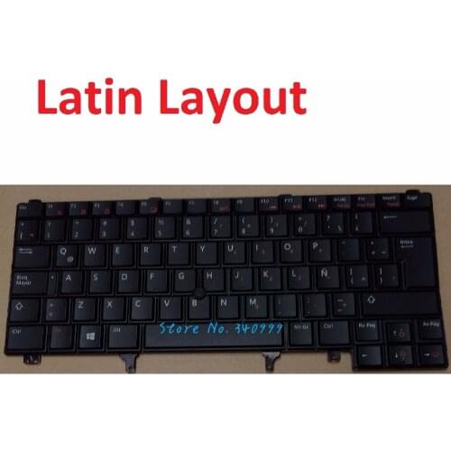 New keyboard For Dell Latitude E6420 E6430 E5420M E5420 E5430 E6440 E6320 E6220 Latin Spanish Teclado
