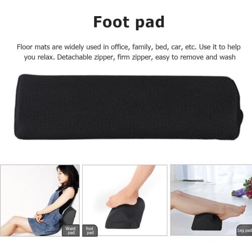 Feet Pillow Relax Cushion Foot Rest Under Desk for Home Work Travel Massage Airplane Train Car Office Home Leg Up Relaxing Feet