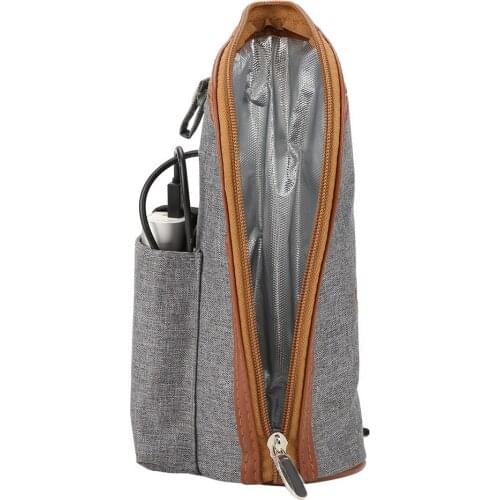 USB Heated Baby Feeding Bottle Bag Portable Car Milk Bottle Warm Up Bag W50