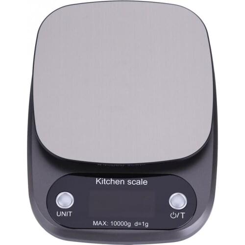 Stainless Steel 10kg/1g Portable Balance Digital Kitchen Scale With LCD Electronic Postal Platform Baking Diet Food Weight