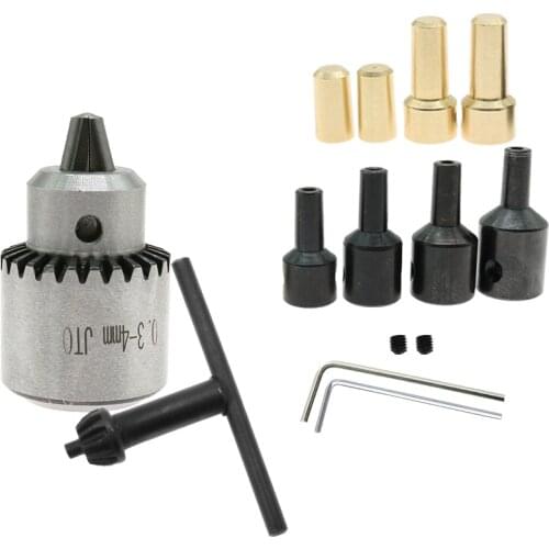 1PCS 2.3mm/3.17mm/4mm/5mm/6mm//8mm Motor Shaft Coupler Sleeve Coupling JTO Drill Chuck Taper Connecting Rod