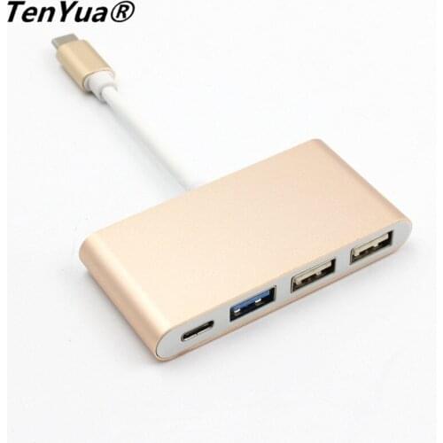 USB3.1 Type C to USB HUB 4 in 1 Adapter usb 3.0 hub 2.0 USB C Multiport Charging Converter Hub for MacBook ipad