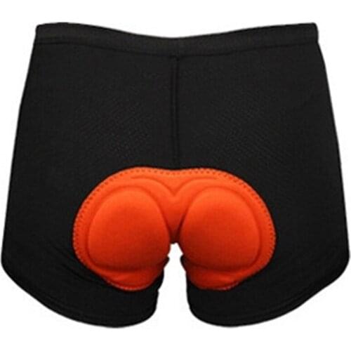 Bicycle Cycling Shorts Underwear Sponge Gel Bicycle Pants 3D Padded Bike Mens Sportswear Bicycle Accessories Size L