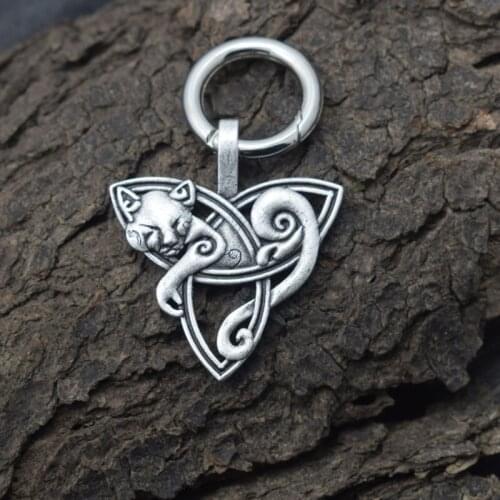 12pcs Trinity Wild Animal Lion Wolf Keychain Bag Car Charms Key Chain For Gift