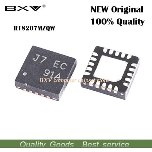 5pcs RT8207MZQW RT8207M J7=FA,J7=FF,J7 QFN-20 new original laptop chip free shipping