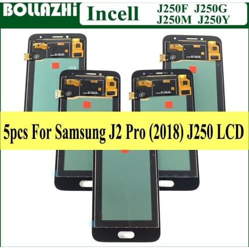 Lot 5PCS LCD Screen For Samsung J250 J2 2018 Adjust LCD Display Touch Screen Digitizer For Samsung Galaxy J2 Pro 2018 J250