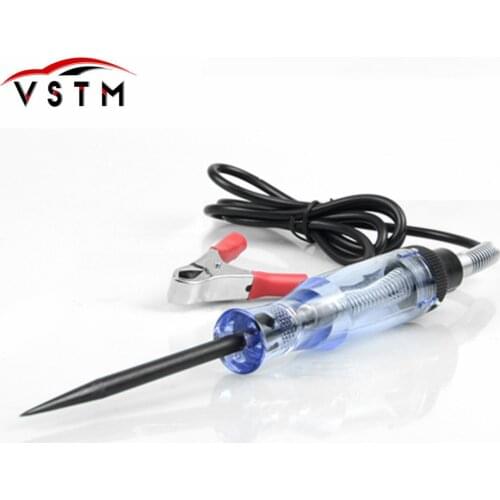 Auto 6V 12V 24V DC Car Truck Voltage Circuit Tester Car Test VoltMet Long Probe Pen Light Bulb Automobile Maintenance Tools