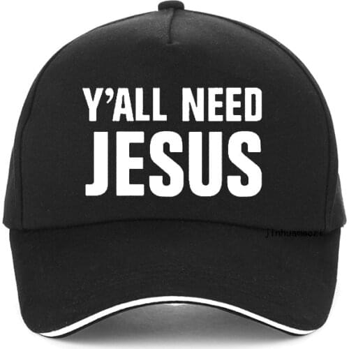Y'all Need Jesus Letter Printed Baseball Cap fashion Men Women Trucker Hat Casquette Snapback Gorras Boinas Hats