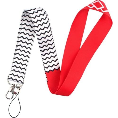 ER310 Twin Peaks TV Show Keychain Tags Strap Neck Lanyards For Keys ID Card Pass Gym Mobile Phone USB Badge DIY Hang Rope