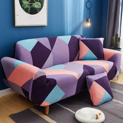 Fashion Geometry Stretch Elastic Sofa Cover Slipcover Couch Covers for Living Room Home Decor 1/2/3/4 Seater