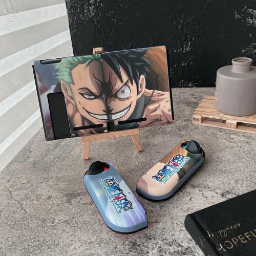One Piece Luffy Zoro Handheld Game Console Shell Gamepad Split Switch Soft Protective Case For Nintendo Switch Cover