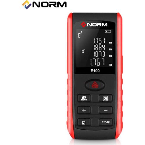 NORM E Series 40M 60M 80M 100M Laser Rangefinder Laser Distance Measuring Tape with Digital Angle Finder
