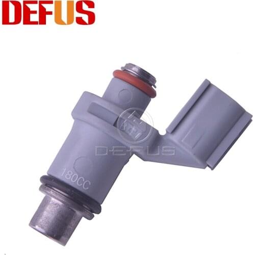 DEFUS 1X Replacement 180cc/min 2 holes Motorcycle Fuel Injector for Ya-maha Motorbike Nozzle Injection Engine System Bico Grey