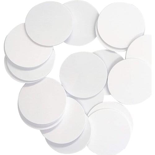 For NTAG215 NTAG 215 25mm NFC Stickers Work with All NFC Phone Device PVC Tags Waterproof 504 Bytes Chip Sticker(Pack of 20)