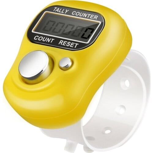 Mini 5-Digit LCD Electronic Digital Golf Finger Hand Held Ring Tally Counter