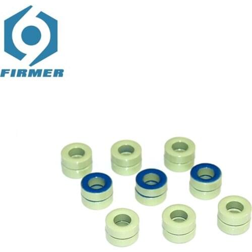 Ferrite Cores 50PCS 17.5*9.4*6.35 mm Toroid Core Ferrite Chokes Ring Iron Powder Inductor Ferrite Rings Light Green Blue