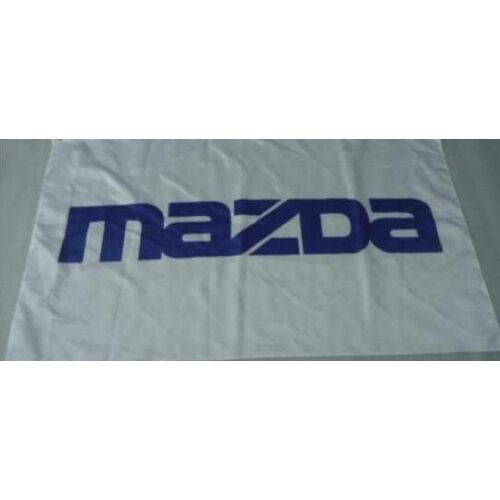 Brand New Mazda Flag Car Racing Banner Flags 3ft x 5ft 90cmX150cm White