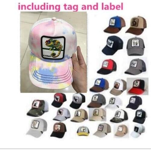 Goorin wolf New Baseball Cap Animal Embroidery Anime Cute Embroidery Summer Mesh Mens Ms. Outdoor Sunshade Truck Driver hats-A2