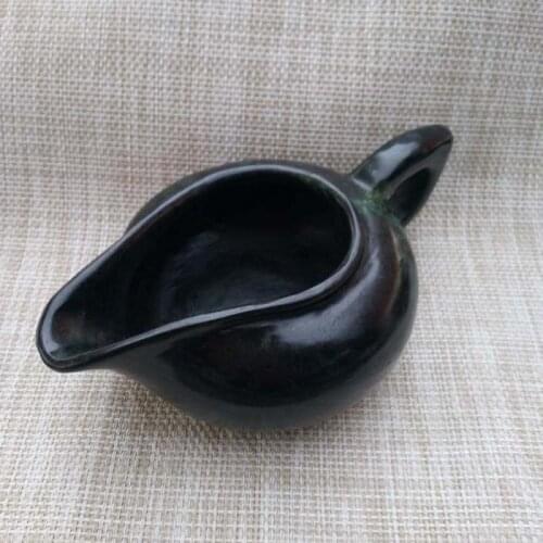 China black jade carved jade pot of tea Kung Fu tea pot