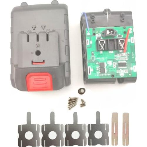 5s2p18650 Holder Storage Box 21v 18v Mini Screwdriver Lithium Battery Case for Electric Drill Cordless with BMS 2mos Accessories