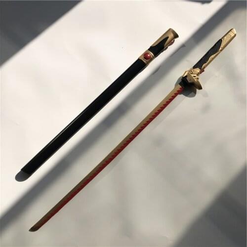 Overwatch Game Cosplay Genji Evil Spirit Sheath Knife Shimada Genji Katana Role Play Game PU Weapon Model Toy Prop Sword 106cm