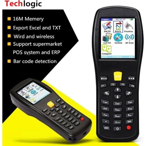 Techlogic X5 Barcode Scanner Wireless Laser Handheld Terminal PDA Warehouse Supermarket Inventory Display Product Information