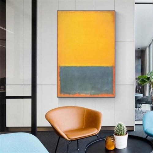 Mark Rothko Contemporary Abstract Expressionism Art - Poster Fine Art Print Poster Decor Canvas Painting Christmas Gift for Room