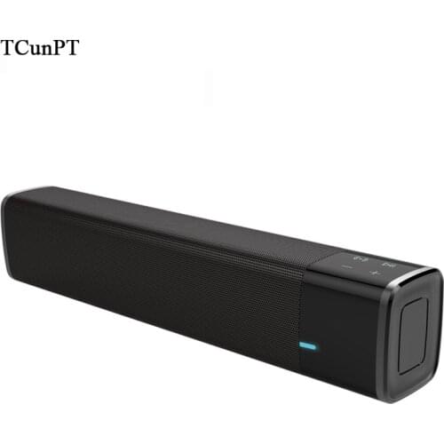 TCunPT New Portable 20w Wireless Bluetooth Speaker Soundbar Super Bass Stereo Loudspeaker with Touch NFC Speakers for Phone TV
