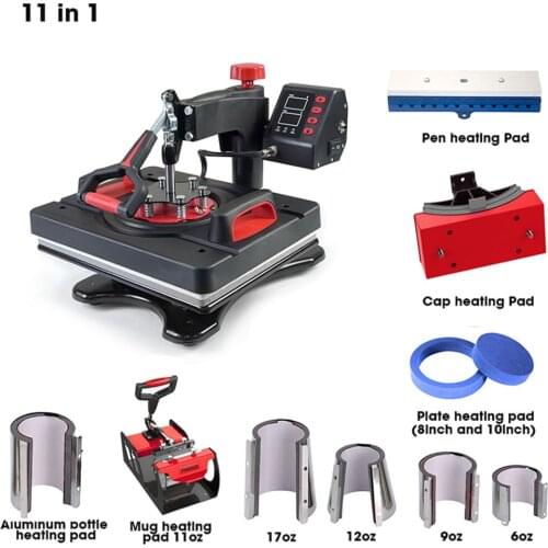 Heat Press Machine Thermal Transfer Device 1-999s Timing Adjustable Temperature Adjustment Switchable Printing Heating Machine