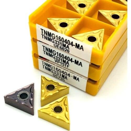 TNMG160404 TNMG160408 MA VP15TF carbide insert external turning tool CNC turning insert high quality TNMG160404R cutting tool