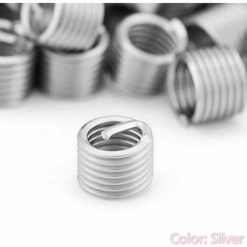 M8 M10 M12 stainless steel 304 wire thread insert screw sleeve Bushing Helicoil Wire Thread Repair Inserts