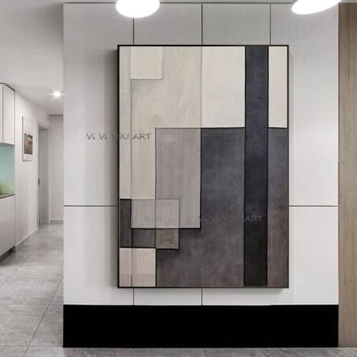 100% Hand Painted Abstract Living Room Modern Minimalist Beauty European American Nordic Living Room Porch Decorative Large Size