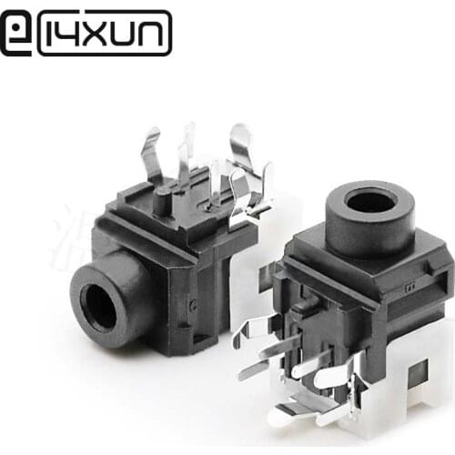 2/5pcs PJ-335 Power Interface 3.5mm Headphone jack 7Pin Accessory 3 Fixed Feet 3.5 Female Socket