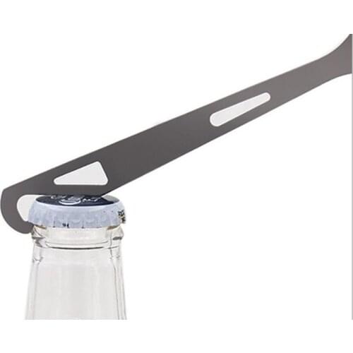 30pcs/lot Titanium Spork + Bottle Opener Ultra Light Spoon Fork Backpacking Camping Hiking 14grams With Pouches