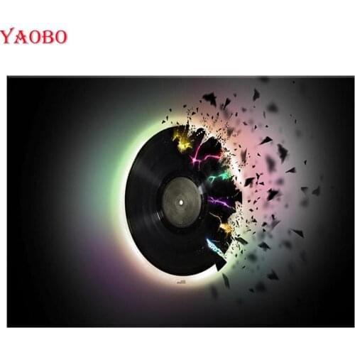 5D DIY Diamond Painting Classical Music DJ Handmade Gift 3D Pictures Of Rhinestones Diamond Mosaic Full Square Decor For Home