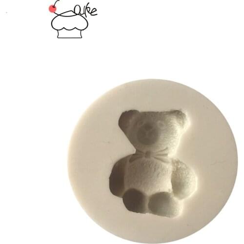 Aouke Molds Bear Sugar Buttons silicone mold fondant mold cake decorating tools chocolate gumpaste mold 010018