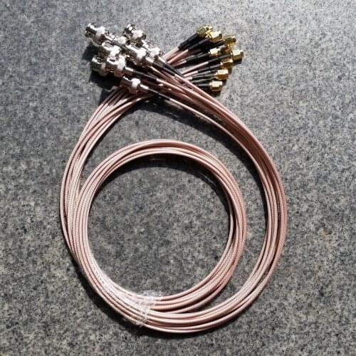 BNC Male To SMA Male Connect Cable 100cm RG-316 SMA to BNC Cable 5pcs