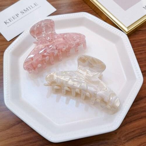 Large Accetate Leopard Print Acrylic Hairpins Hair Clip Crab Hair Claws For Women Girl Hair Accessories Headdress Party Gifts