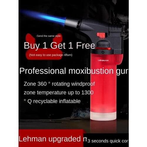 Butane Jet Torch Cigarette Windproof Lighter Plastic Fire Ignition Burner NO GAS CA Gas Turbo Dropship Suppliers Gift for Men
