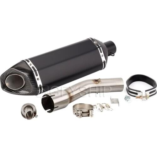 FZ 1 Motorcycle For Yamaha FZ1 FAZER FZ1 Escape Slip-on Motorcycle Akrapovic Exhaust Muffler With Link Pipe Full System
